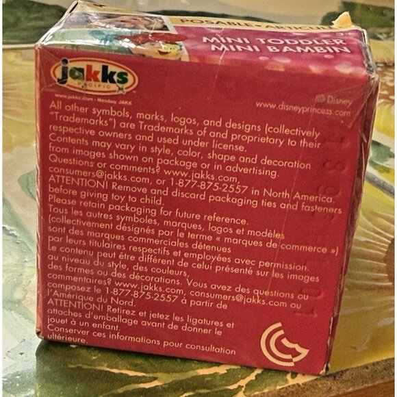 Disney Princess Poseable Mini Doll Toddler Miniature 3.5" Figure - Picture 3 of 3